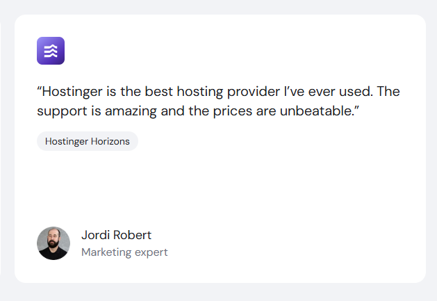 Hostinger主机客户评价